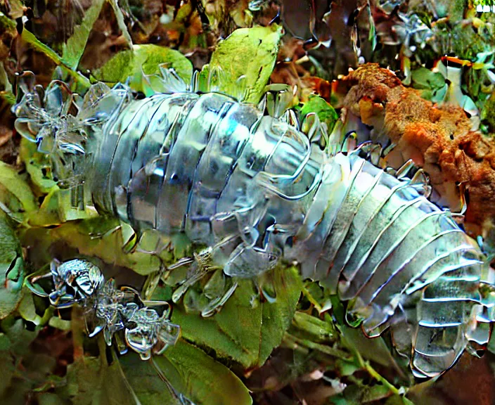 Prompt: transparent clear see - through image of many isopods, lush botany, flowers, industrial plant environment, ultra realistic, concept art, photorealistic, octane render, 8 k, unreal engine. art by gustave dore and nori inoguchi and sam kaplan and zachary goulko and christopher marley and artgerm and alphonse mucha