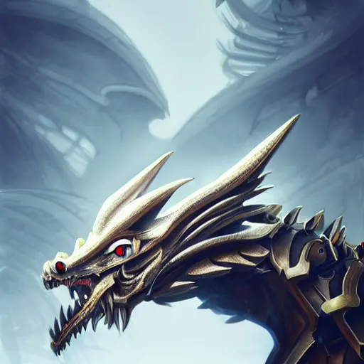 Image similar to stunning back end shot with an upward angle, of a beautiful elegant anthropomorphic female robot dragon, well designed highly detailed cute female robot dragon head with slick eyes, looking back at the camera with a smirk, well armored, detailed claws, high quality, HD octane render, fantasy, furry art, Artstation, Deviantart, Furaffinity