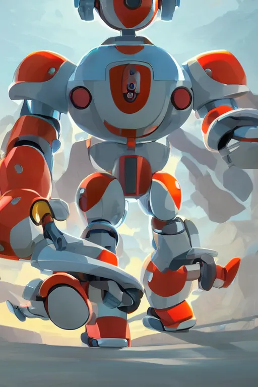 Image similar to metabots medabots medarotto medarot robot minimalist comics, behance hd by jesper ejsing, by rhads, makoto shinkai and lois van baarle, ilya kuvshinov, rossdraws global illumination ray tracing hdr radiating a glowing aura