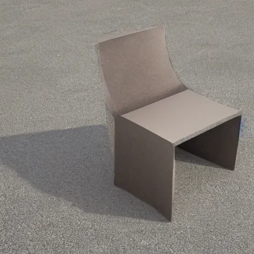 Prompt: brutalism baroque chair, product photo, highly detailed