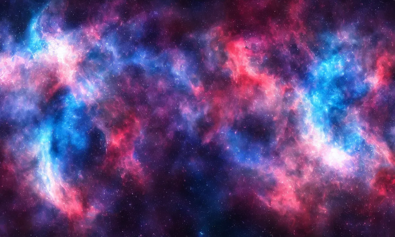 Prompt: a beautiful photograph of a nebula, blue color scheme, 4 k