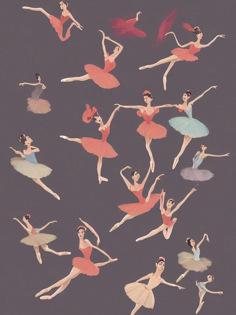 Image similar to ballerinas from overhead by disney concept artists, blunt borders, rule of thirds