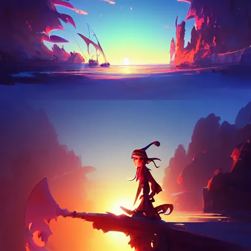 Image similar to annual pirates board meeting, cgsociety, fantasy art, 2 d game art, concept art, heavenly lighting, retrowave, behance hd, concept art by jesper ejsing, by rhads, makoto shinkai cyril rolando, madgwick, cory loftis, anime studio and pixar animation studio and disney