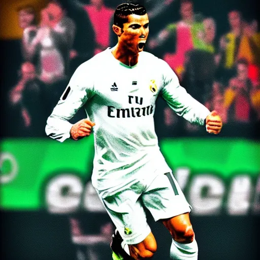 Cristiano Ronaldo scoring a goal // Fuups AI - Generate AI Images & Art.