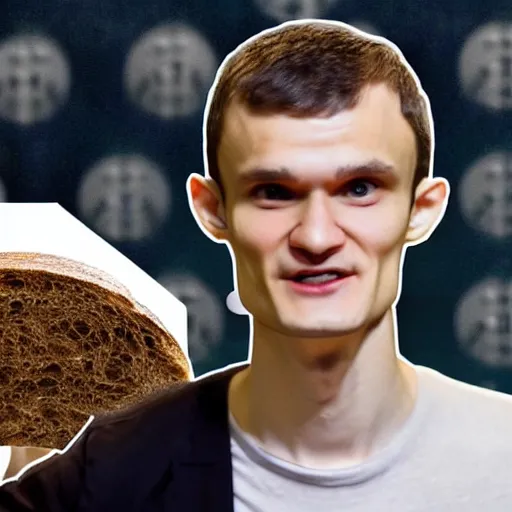 Image similar to a fbi raid at vitalik buterin house, the house is full of computers and bread crumbs