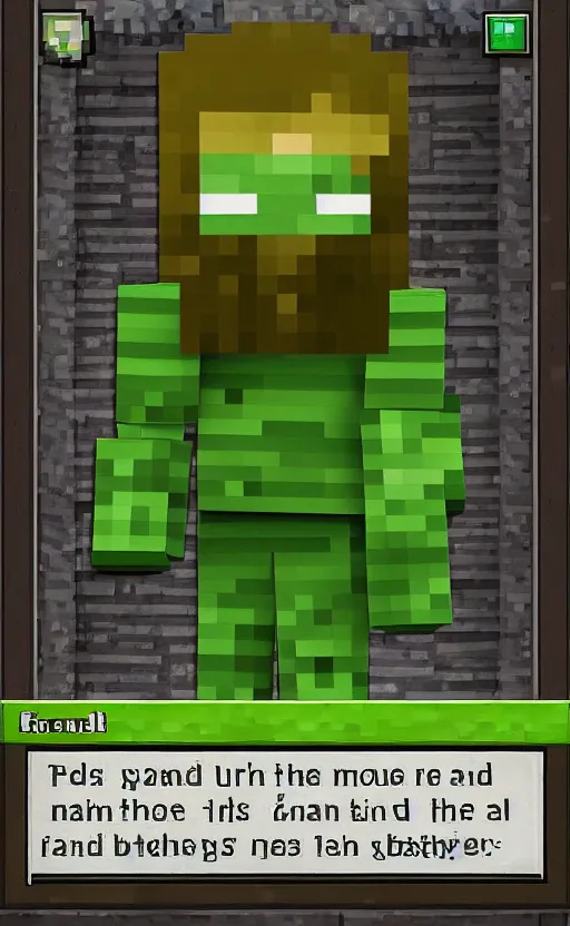 Prompt: mtg card trading, fantasy mtg card of Minecraft creeper, screenshot,4K HD