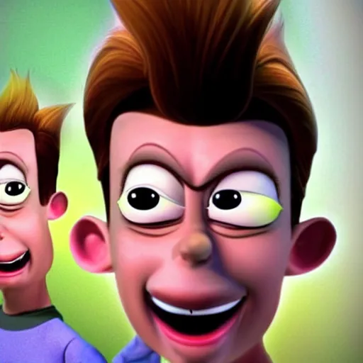 Image similar to jimmy neutron realistic