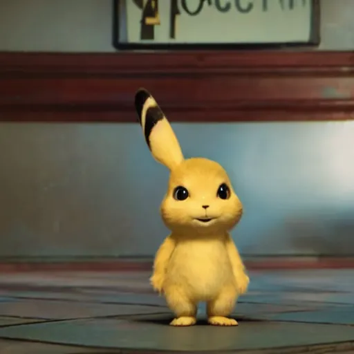 Image similar to a rabbit in the movie detective pikachu