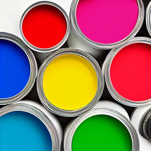 Image similar to can of paint, minimal, modern