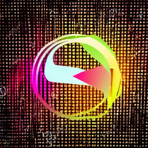 Prompt: ultra modern cutting edge trendy tech web high resolution 4 k abstract logo