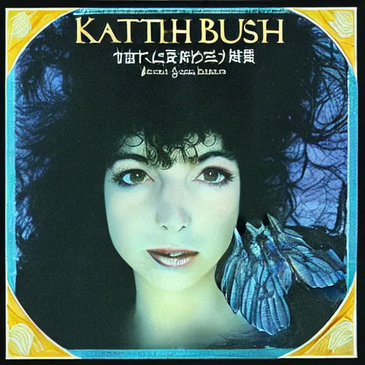 Image similar to katebush, japanese album cover