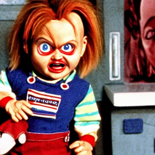 Image similar to a deleted scene from chucky 3