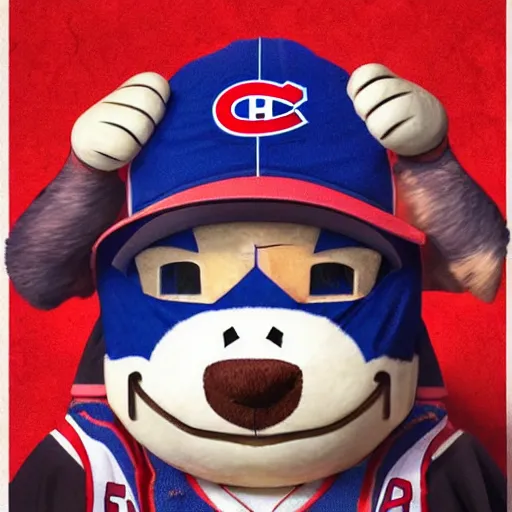 Image similar to anime Portrait of Youppi the Habs Montreal Canadiens Mascot as a very cute powerful and friendly pokemon, highly detailed anime, high evolution, 1990s, legendary, smooth, sharp focus, dynamic lighting, intricate, trending on ArtStation, illustration pokemon, art by WLOP