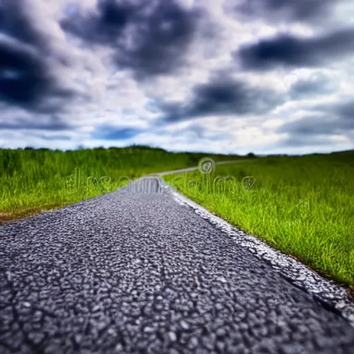 Prompt: road texture, non - repeating, 4 k, stock image