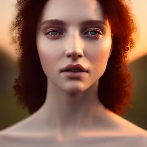 Prompt: photographic portrait of a stunningly beautiful renaissance female in soft dreamy light at sunset, contemporary fashion shoot, by edward robert hughes, breathtaking, 8 k resolution, extremely detailed, beautiful, establishing shot, artistic, hyperrealistic, beautiful face, octane render