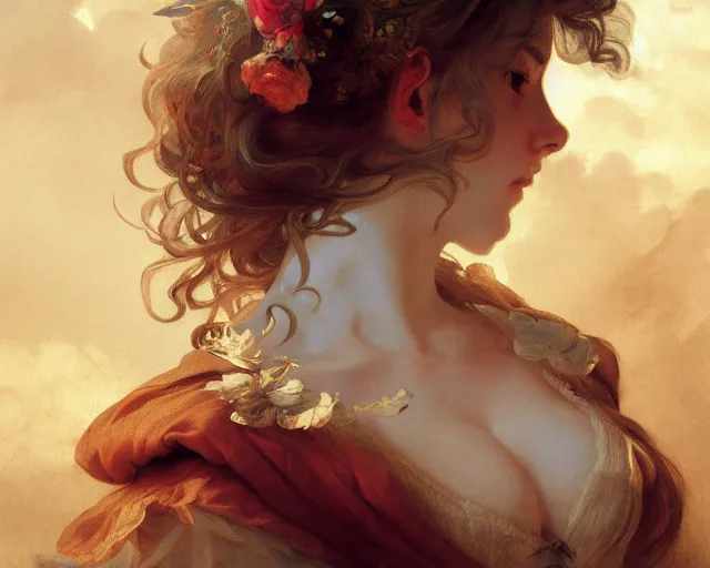 Image similar to photography of jean - antoine watteau, deep focus, d & d, fantasy, intricate, elegant, highly detailed, digital painting, artstation, concept art, matte, sharp focus, illustration, hearthstone, art by artgerm and greg rutkowski and alphonse mucha