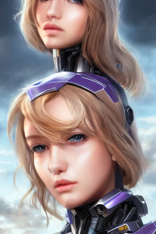 Image similar to heroine, beautiful, female mecha, ultra detailed, digital art, 8 k, character, realistic, portrait, 3 d, hyperrealistic