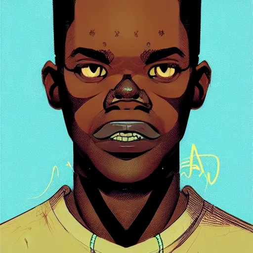 Image similar to a study of cell shaded portrait of Axel Foley concept art, llustration, post grunge, concept art by josan gonzales and wlop, by james jean, Victo ngai, David Rubín, Mike Mignola, Laurie Greasley, highly detailed, sharp focus, alien, Trending on Artstation, HQ, deviantart, art by artgem