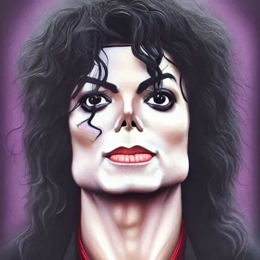 michael jackson as saint. matte, facial features, | Stable Diffusion ...