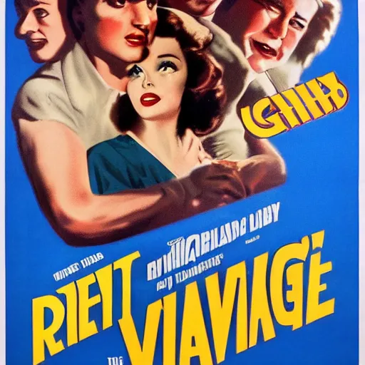 Image similar to vintage movie poster, surreal,