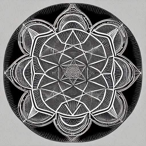 Prompt: sacred geometry, intricate, sophisticated, psychedelic, ultra realistic, incredibly detailed, diagram, trending on artstation