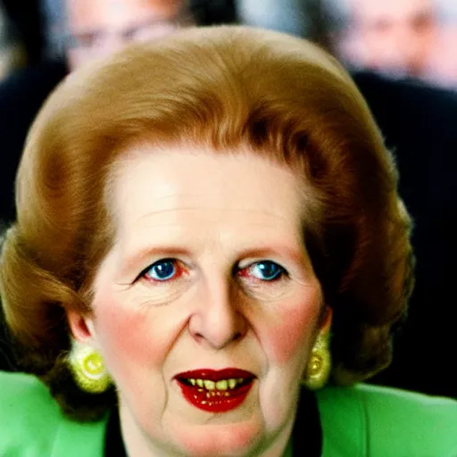 Image similar to margaret thatcher in hell