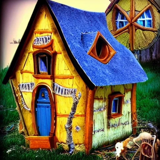 Image similar to baba yaga's house