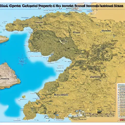 Prompt: geopolitical map of the island of ibiza