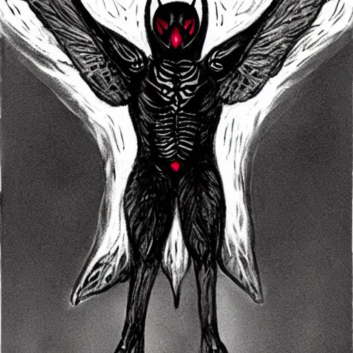 Image similar to mothman