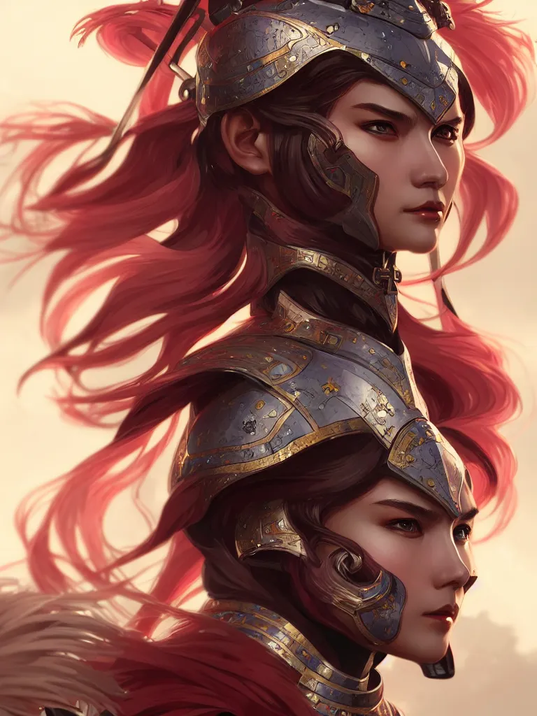 Image similar to portrait hero action pose of futuristic wetern female knights of zodiac, chinese dragon concept art, highly detailed, digital painting, artstation, sharp focus, illustration, art by tan zi and ayanamikodon and alphonse mucha and wlop