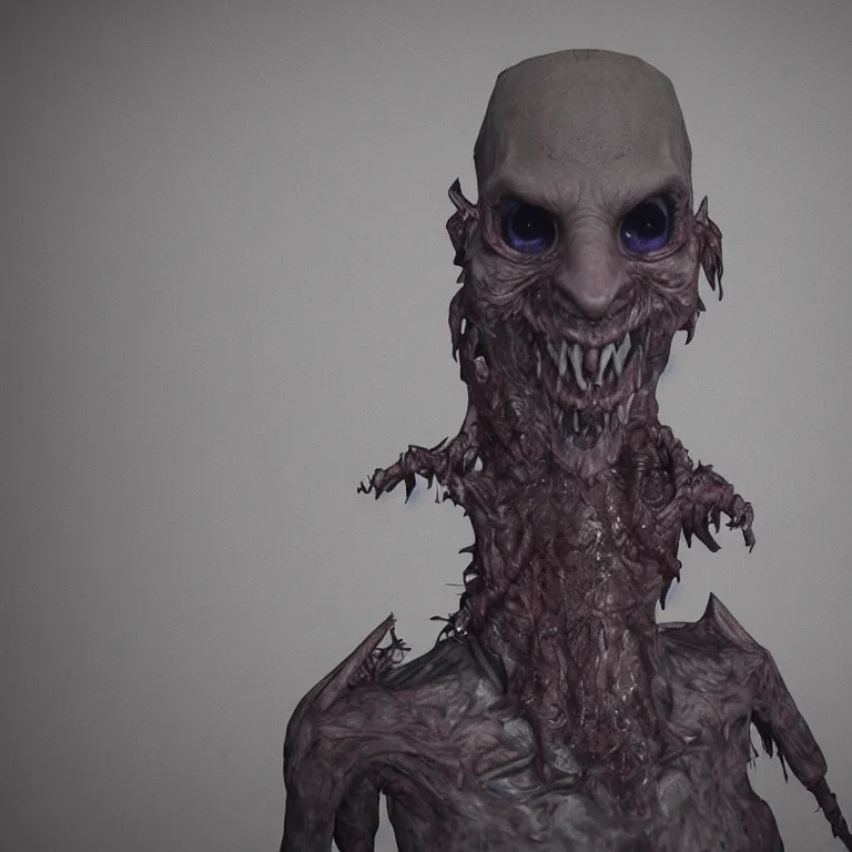 Image similar to “hyperrealistic ultra detailed unreal engine 5 render of creepy demon”