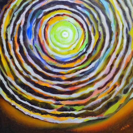 Prompt: a hypnotic painting