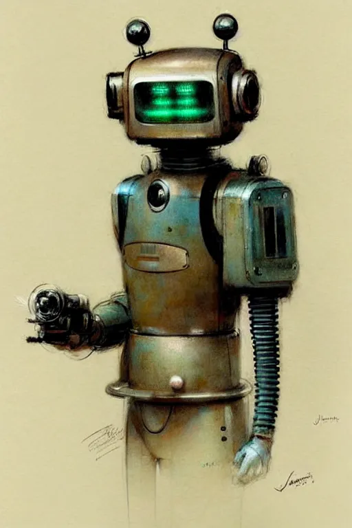 Prompt: ( ( ( ( ( 1 9 5 0 s retro future robot android box dog. muted colors. ) ) ) ) ) by jean - baptiste monge!!!!!!!!!!!!!!!!!!!!!!!!!!!!!!