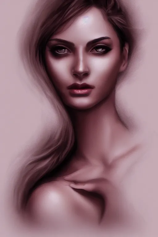 Image similar to ! dream sketch of a very beautiful woman, highly detailed, cinematic, dramatic lighting, 4 k