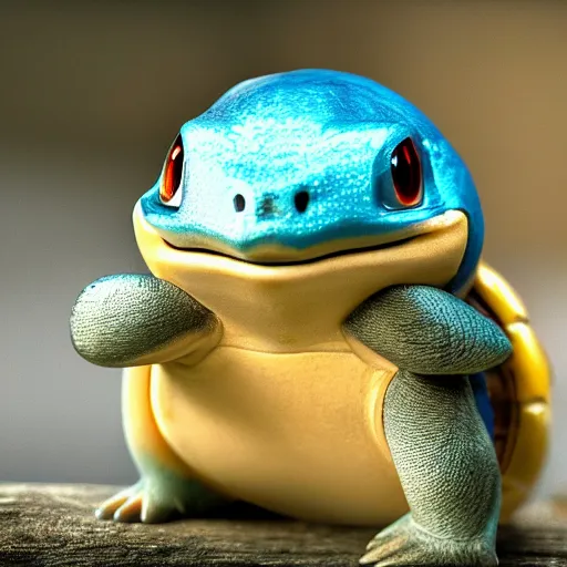 Prompt: national geographic photo of squirtle, pokemon in the wild, intricate, portrait, 8 k highly professionally detailed, hdr, cgsociety