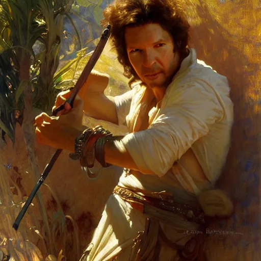 Prompt: neil breen highly detailed painting by gaston bussiere, craig mullins, j. c. leyendecker, alphonse mucha 8 k