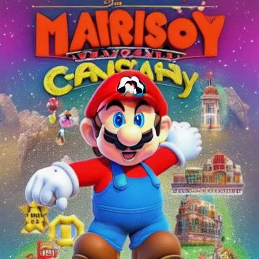 Image similar to Mario odyssey but its big chungus