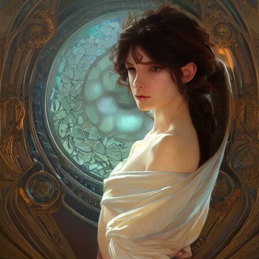 Prompt: ultra realistic illustration, jinny weaselly, intricate, elegant, highly detailed, digital painting, artstation, concept art, smooth, sharp focus, illustration, art by artgerm and greg rutkowski and alphonse mucha