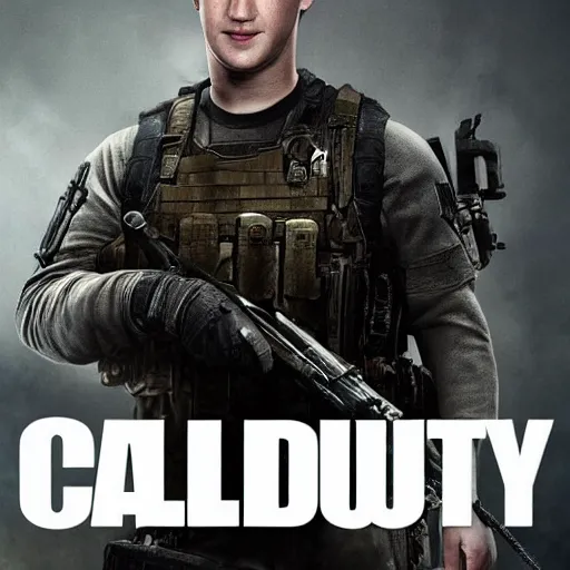 Image similar to Mark Zuckerberg as the main character in Call of Duty: Modern Warfare, highly detailed, high quality, HD, 4k, 8k, Canon 300mm, professional photographer, 40mp, lifelike, top-rated, award winning, realistic, sharp, no blur, edited
