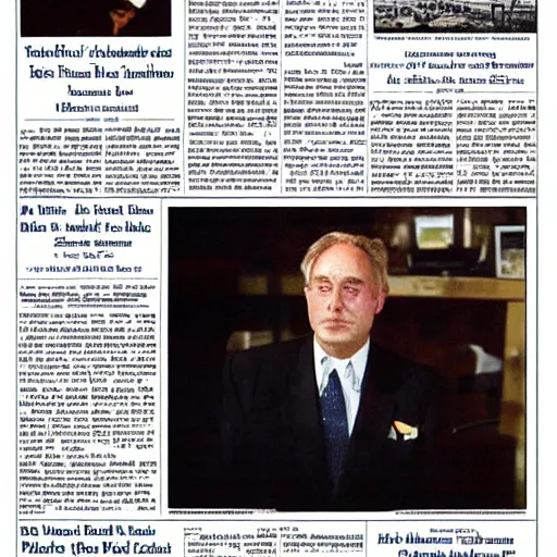 Prompt: front page of the New York Times on September 12, 2001