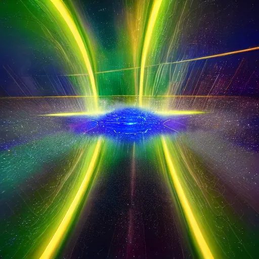 Image similar to traveling through hyperspace