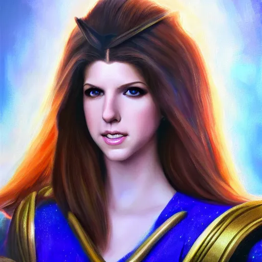 Image similar to realistic Portrait painting of Anna Kendrick as Athena from Saint Seiya, made by Michaelangelo, physical painting, Sharp focus,digital art, bright colors,fine art, trending on Artstation, unreal engine.