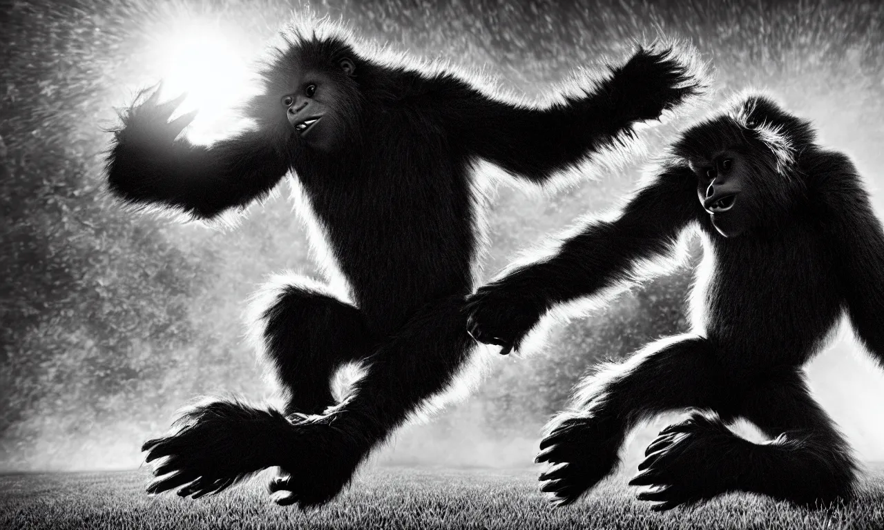 Prompt: sasquatch breakdancing. photorealistic. intricate details. 3 5 mm photograph. dramatic lighting. action shot. absolute focus. masterpiece.