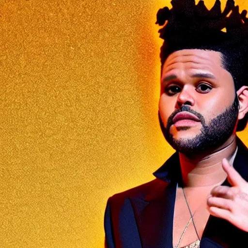 Prompt: The Weeknd as Zeus