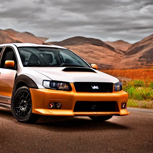 Image similar to velociraptor mongoliensis velociraptor in the style of wrx impreza, hdr 8 k