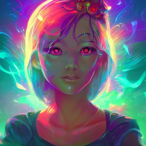 Image similar to skill magic deepdream radiating a glowing aura stuff loot legends stylized digital illustration video game icon artstation lois van baarle, ilya kuvshinov, rossdraws,