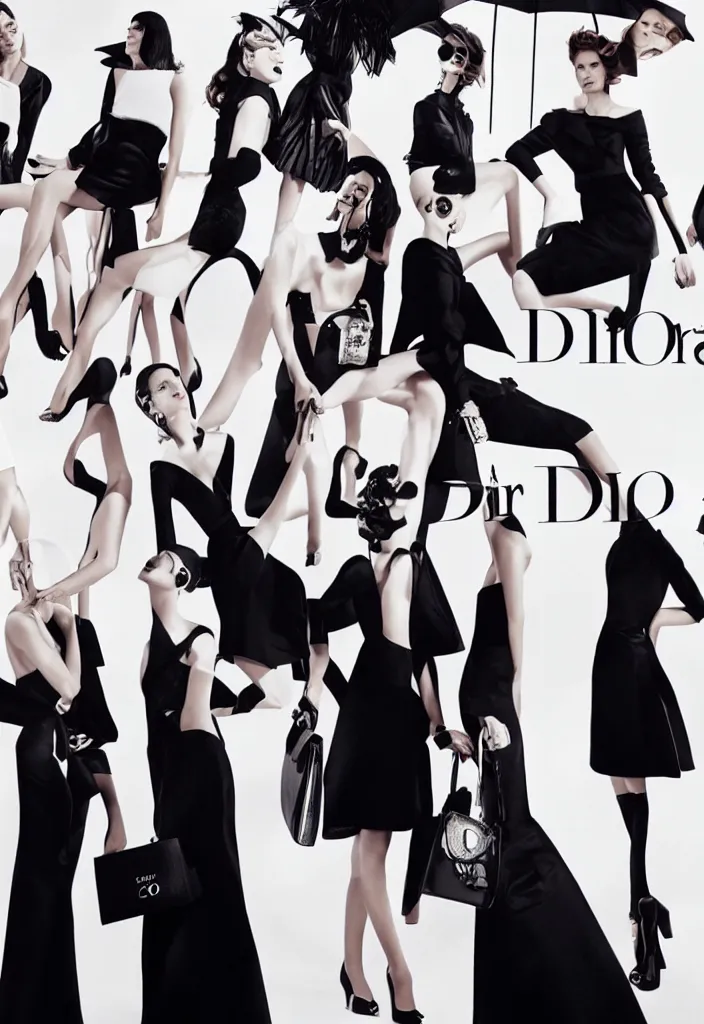 Prompt: Dior advertising campaign