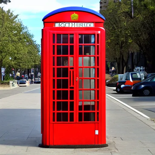 Image similar to art deco phone booth