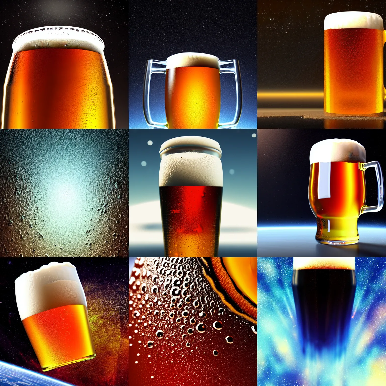 Prompt: half of space filled with liquid with beer texture. artstation, ultrarealistic, hd, 4k, 8k, high detailed, realistic photo, 35mm