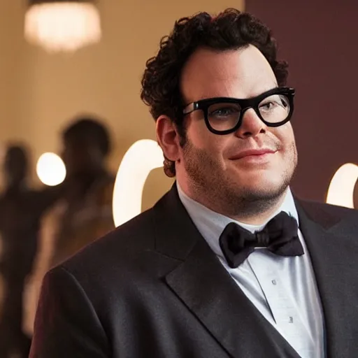 Image similar to Josh Gad as the Black Panther in Black Panther